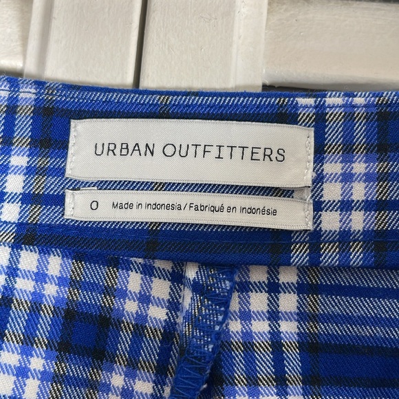 Urban Outfitters Daisy Plaid Zip-Front Wide Leg Pants. Size: 0 - Picture 6 of 13